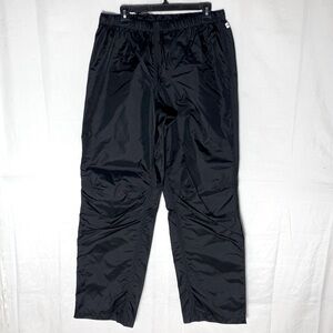 MEC Mountain Equipment Co Op Black Relaxed Fit Track Pants Activewear Gorpcore L